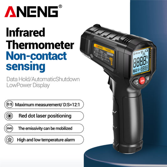 ANENG TH202 Thermometer Hygrometer - Non-Contact -50-600°C LCD