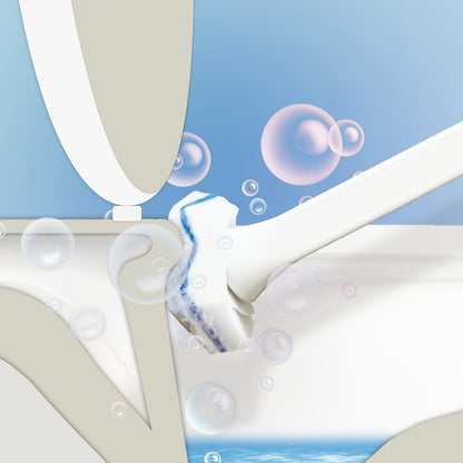 Disposable Toilet Brush Set 60/64pcs - Sponge Complete Tools