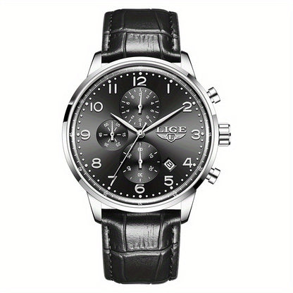 LIGE Men's Elegant Chronograph Watch