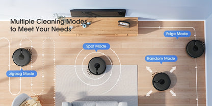 Lubluelu B40 Robot Vacuum Cleaner - 3 in 1 Mop 6500Pa