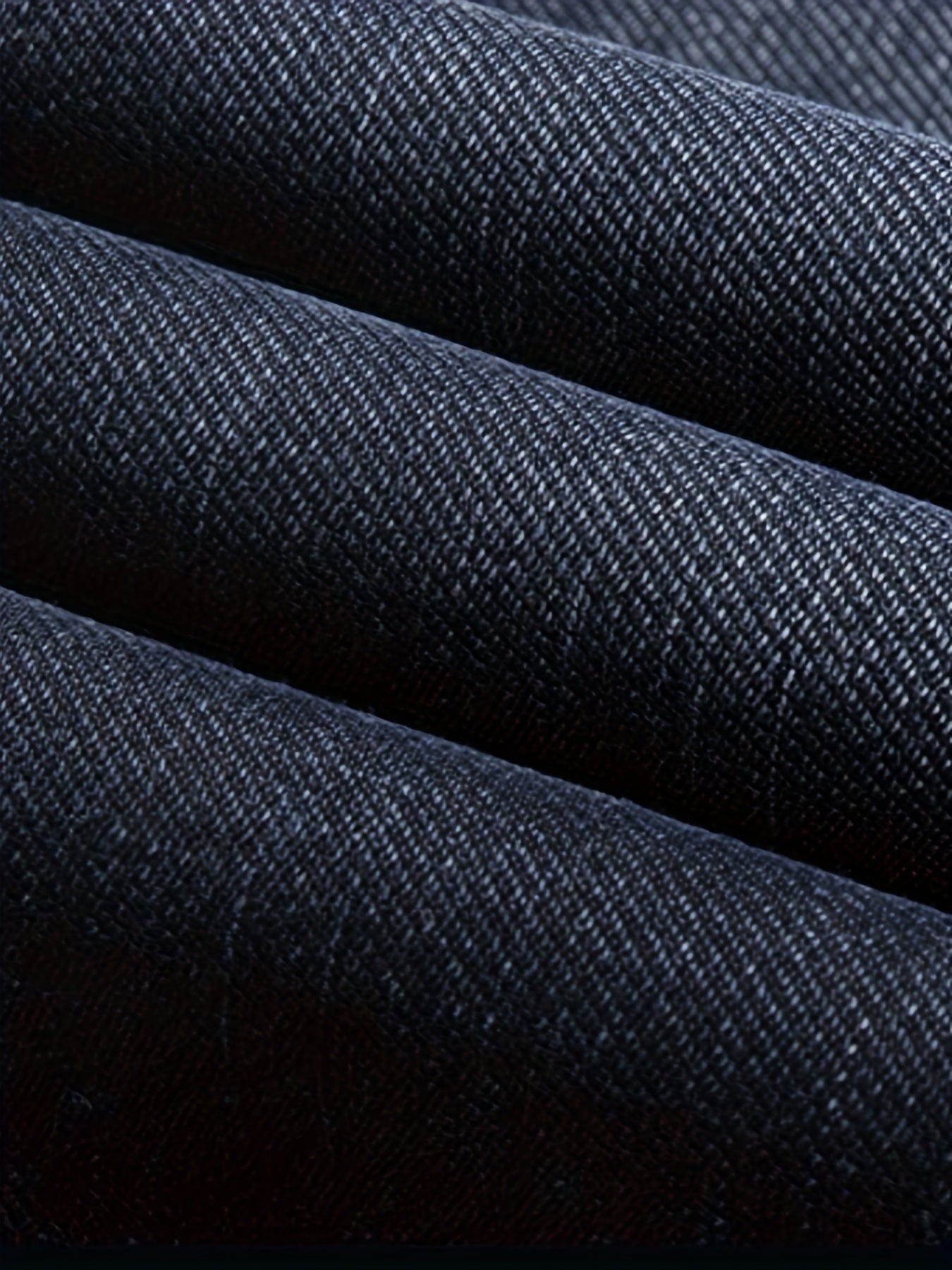 ESDVQ Men's Winter-Thickened Stretch Jeans - Warm Straight-Leg