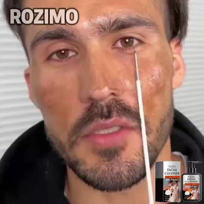 ROZINO Men's Volcanic Mud Cleanser - Oil Control Deep Cleansing