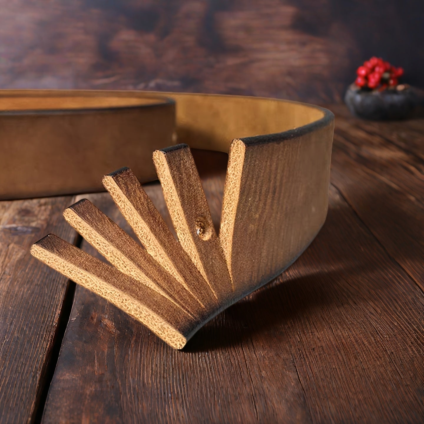 Handmade Top-Grain Leather Belt - Unisex