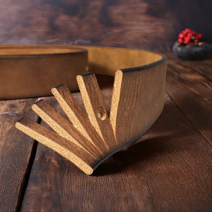 Handmade Top-Grain Leather Belt - Unisex