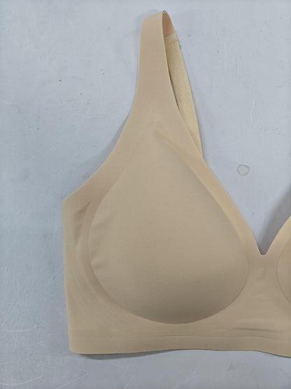 Full-Coverage Push-Up Bra - Wire-Free High Lift Non-Detachable Pad