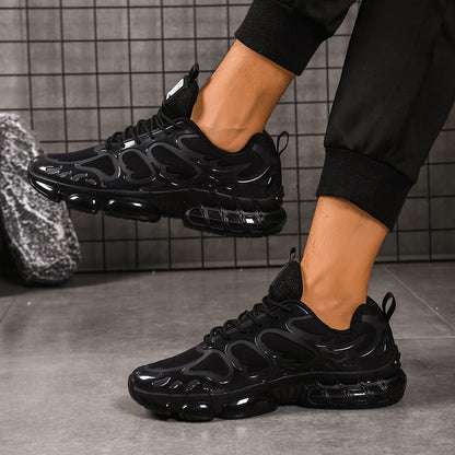 Men's Low-Top Sneakers - Breathable Fabric & Cushioned Sole