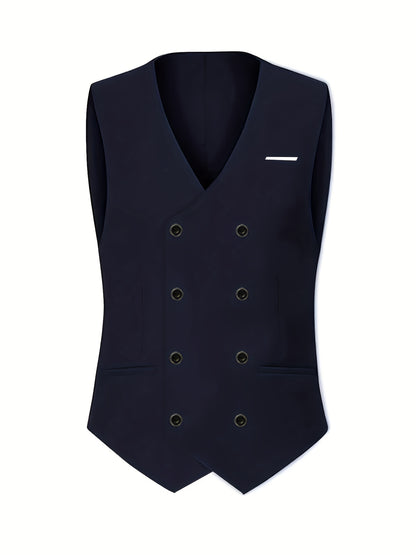 Men's 3pcs Suit Set - Blazer Vest Pants Elegant