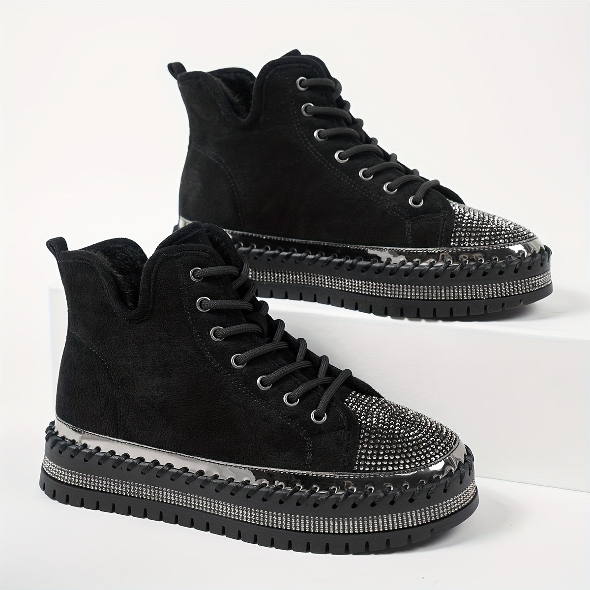 Women's Rhinestone Boots