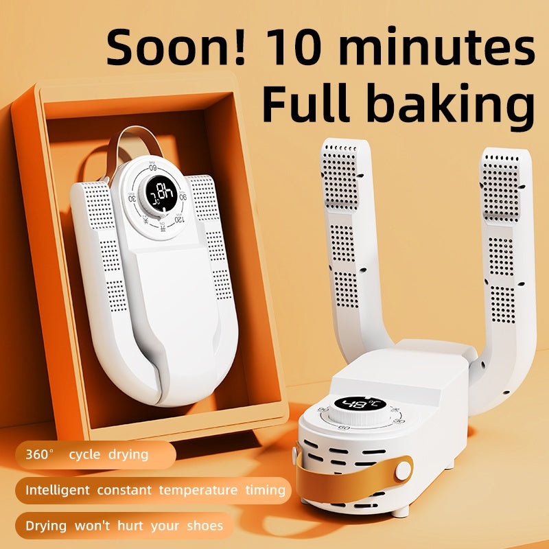 Portable Foldable Shoe Dryer - Timed Control Constant Temperature