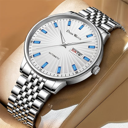 DNERWATCH Stainless Steel Mechanical Watch - Sapphire Crystal Automatic