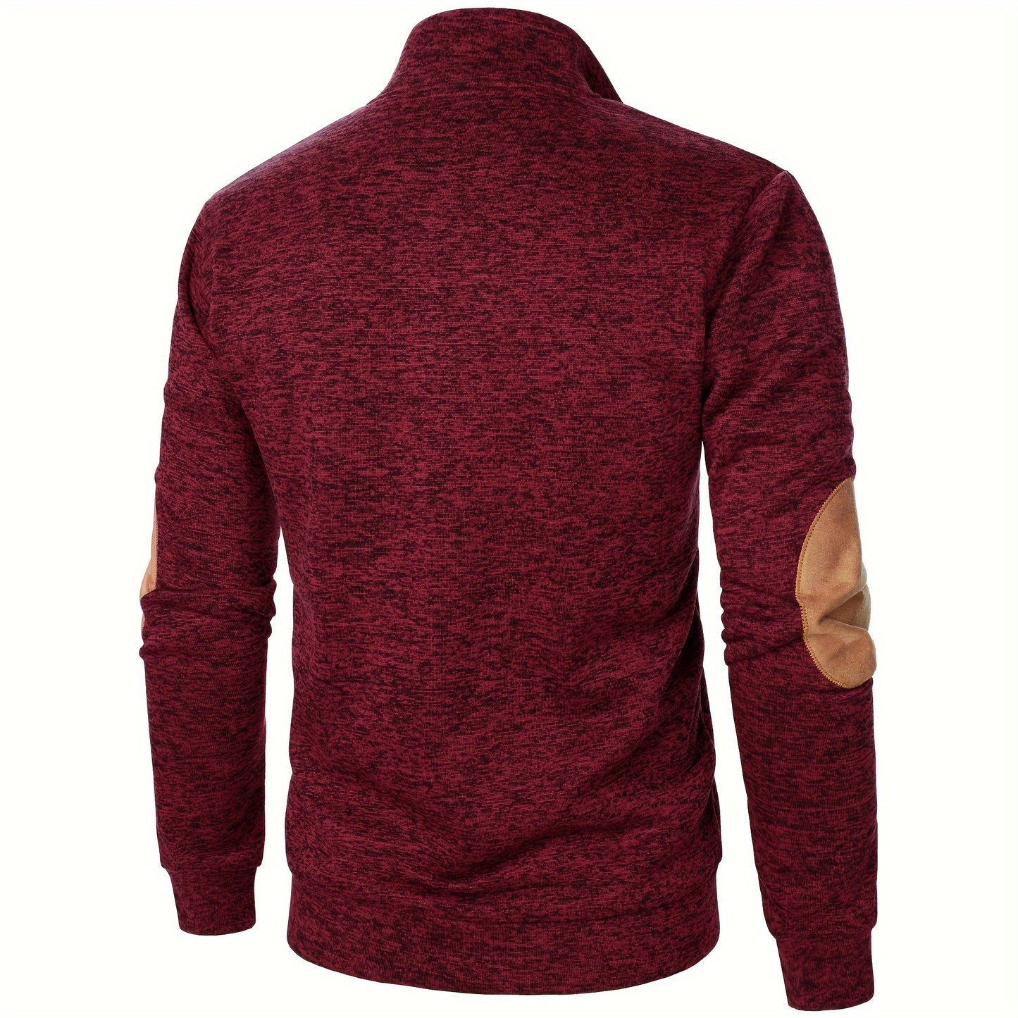 Men's Stand-Collar Casual Sweatshirt - Autumn Winter Long Sleeve