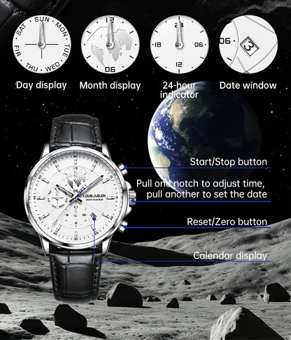 Men's Automatic Mechanical Watch - Premium Hollow Dial Vintage