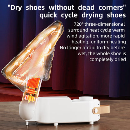 Portable Foldable Shoe Dryer - Timed Control Constant Temperature