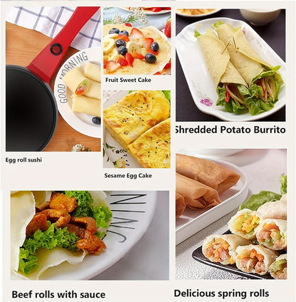 Pancake Maker 600W - Non-Stick Electric Baking Tray