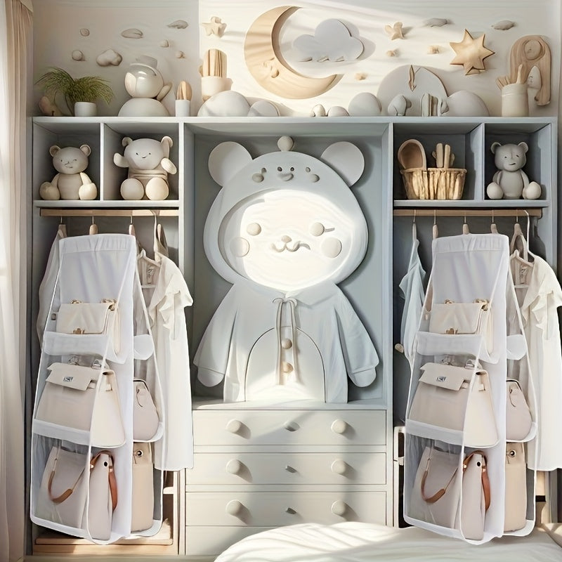 Multi Layer Hanging Bag Organizer - Space Saving Wardrobe