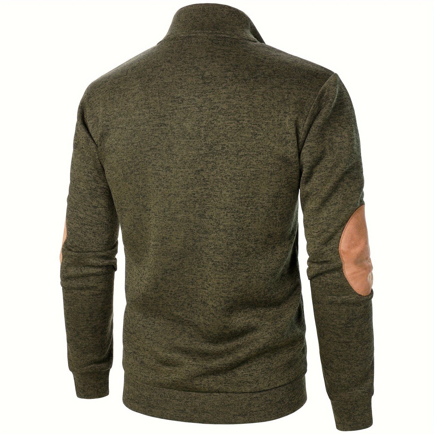 Men's Stand-Collar Casual Sweatshirt - Autumn Winter Long Sleeve