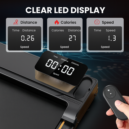 Under-Desk Treadmill with Incline 4 in 1