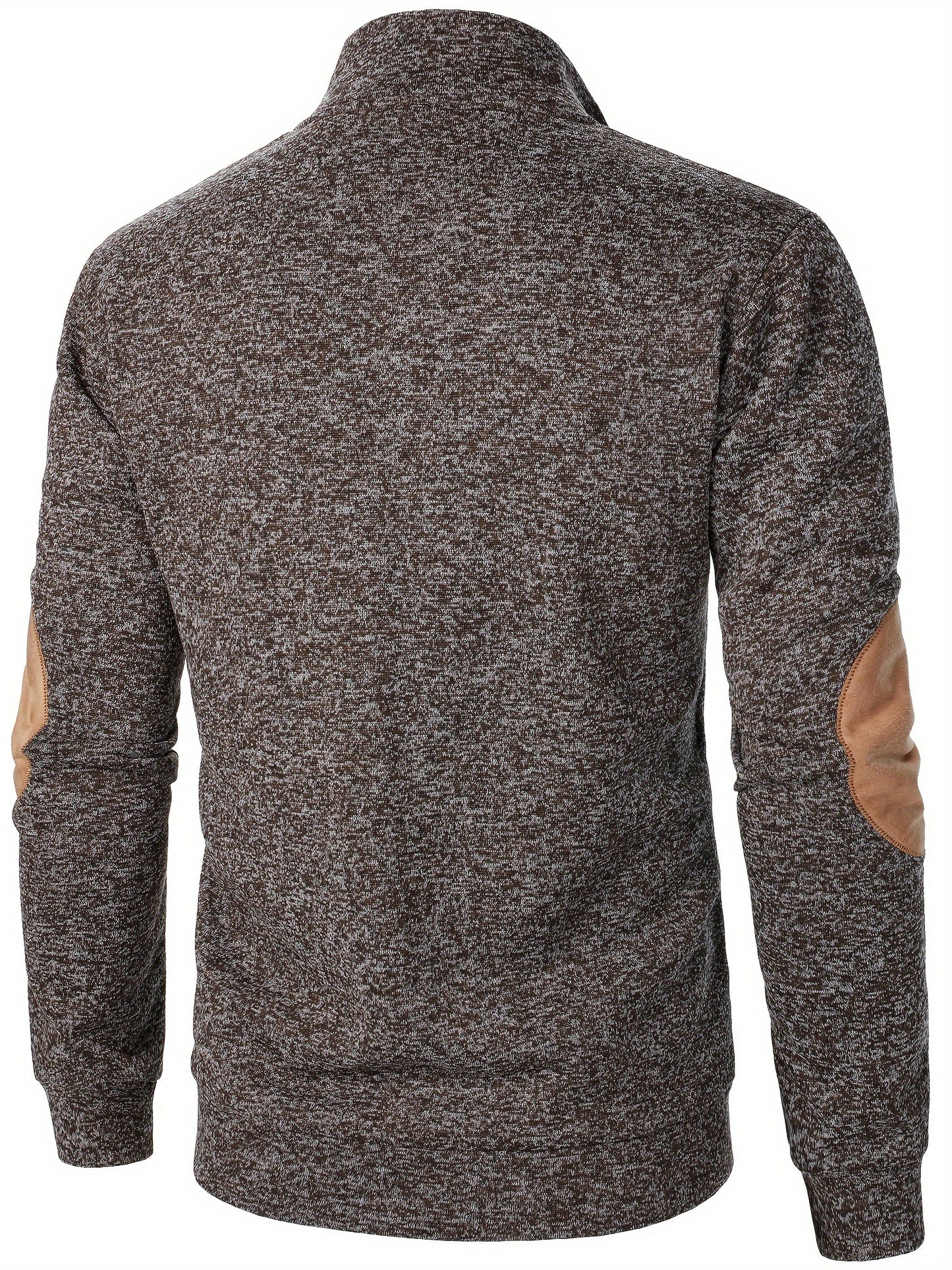 Men's Stand-Collar Casual Sweatshirt - Autumn Winter Long Sleeve