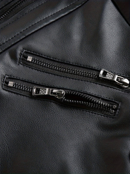 Men's Hooded Jacket - Full-Zip Zippered Pockets Lightweight