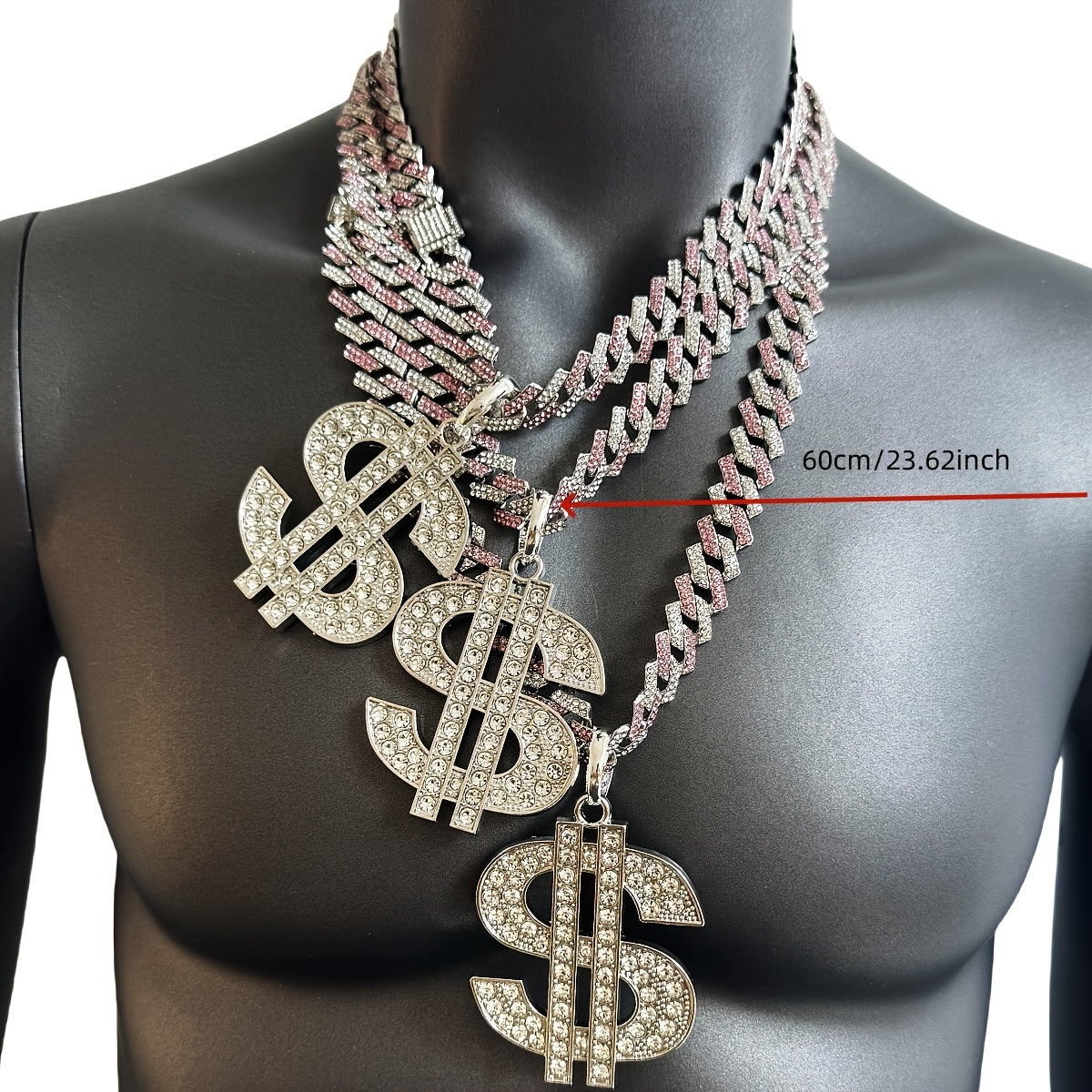 Men's Heavy-Duty Dollar Sign Necklace
