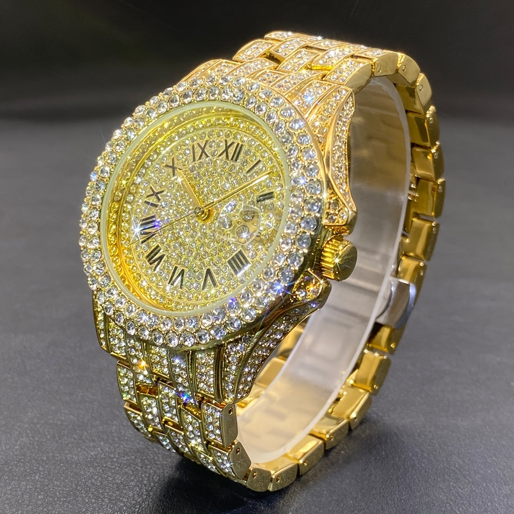 MISSFOX Rhinestone Quartz Watch - Sparkling Ice Watch