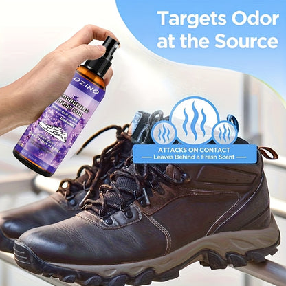 ROZINO Lavender Foot Deodorizer & Shoe Odor Remover Spray