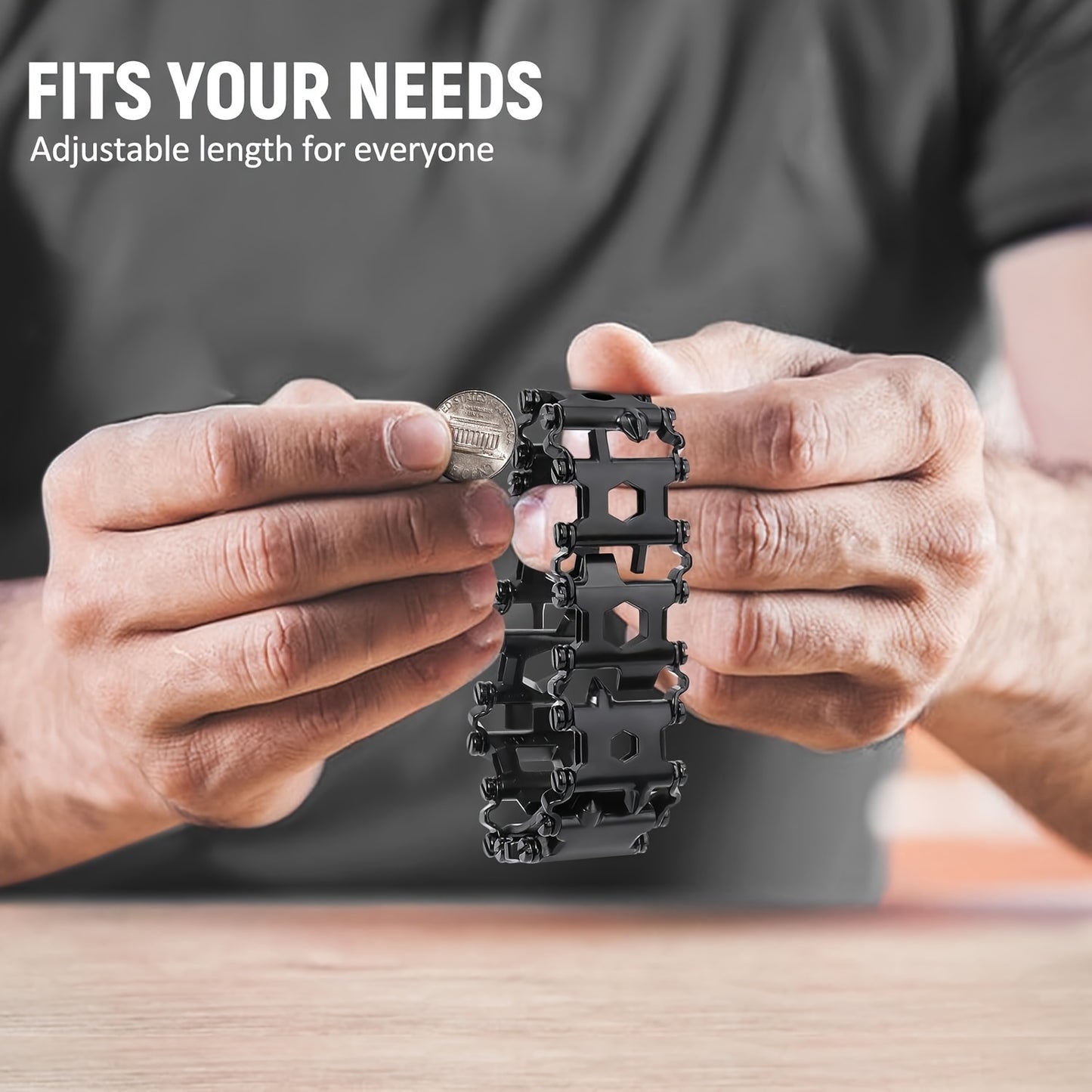 29-in-1 Multi-Tool Bracelet - Wearable