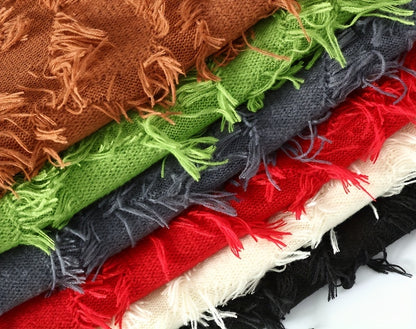 Men's Casual Fringed Pullover Sweater - High Stretch Knit