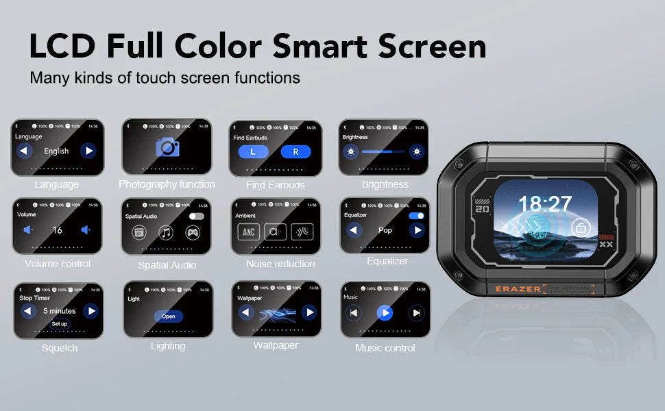 Erazer XP6 – AI Translator Wireless Gaming Earbuds