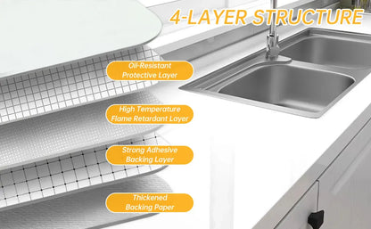 Waterproof & Oil-Proof Self-Adhesive wallpaper