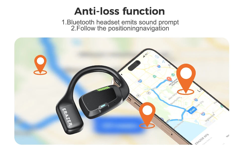 Erazer XP6 – AI Translator Wireless Gaming Earbuds