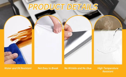 Waterproof & Oil-Proof Self-Adhesive wallpaper