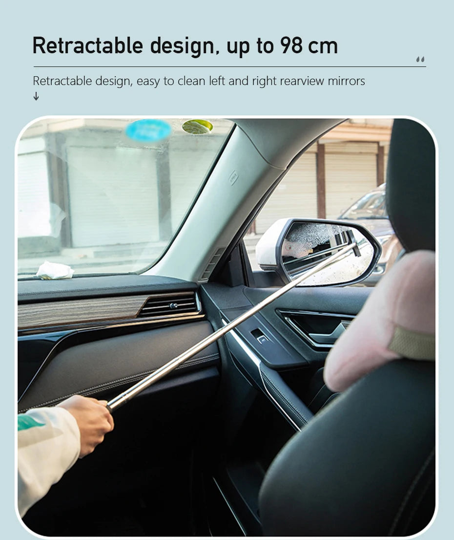 Car Rearview Mirror Wiper & Window Cleaning Tool