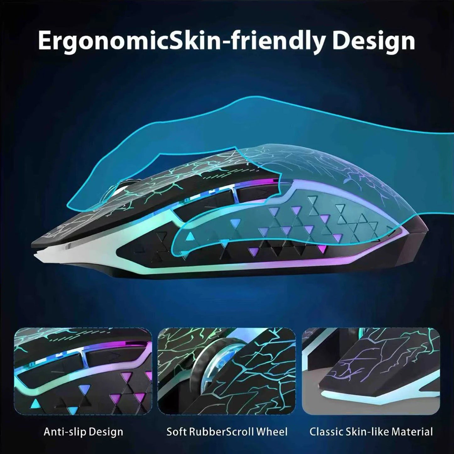 2.4G Wireless RGB Gaming Mouse