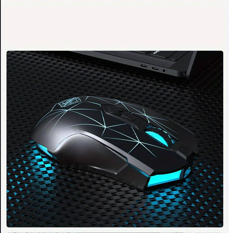 Ajazz AJ52Pro RGB Wireless Gaming Mouse – 4800 DPI rechargeable Mouse