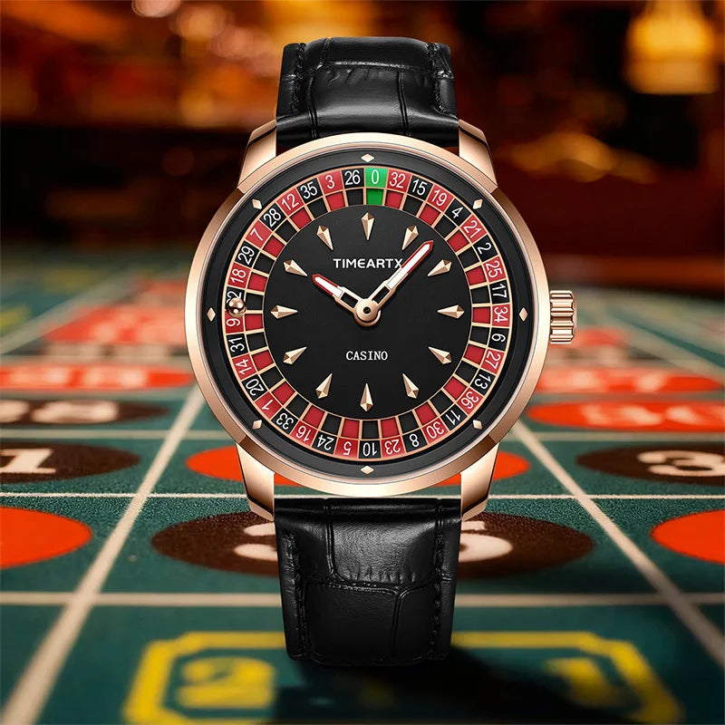 TIMEARTX Roulette Watch - waterproof