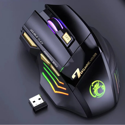 Souris de jeu sans fil rechargeable 5500 DPI