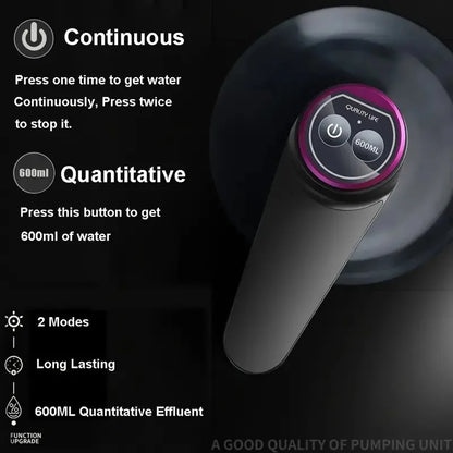 Portable 5-Gallon Water Dispenser – USB Rechargeable Automatic Electric Pump