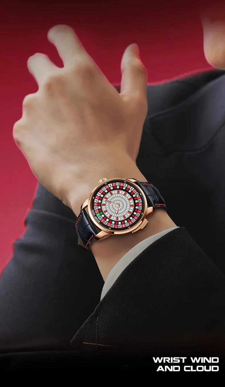 BONEST GATTI Luxury Rotating Roulette Watch