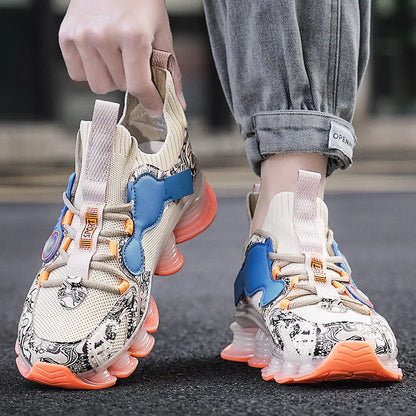 YRZL  Platform Sneakers - Designer Blade Running Shoes