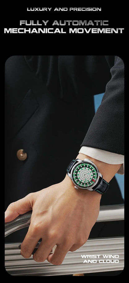BONEST GATTI Luxury Rotating Roulette Watch