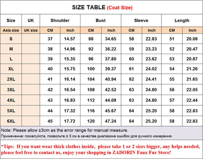 ZADORIN Woman Fashion Faux Raccoon Fur Coat Luxury Short Warm Fur Top Furry Jacket Women Winter Plush Fluffy Fur Coats for Woman