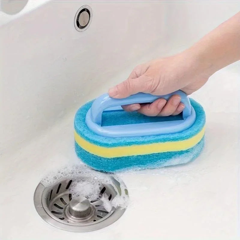 Sponge Cleaning Brush with Handle