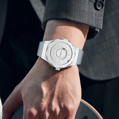 FOXBOX Watch - Magnetic Scrolling Pointer Waterproof Quartz