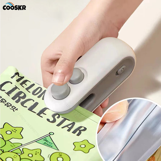 2-in-1 Portable Food Bag Sealer & Cutter