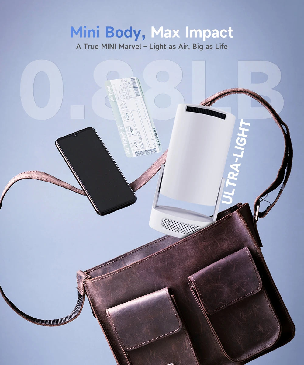 4K Portable Projector – Android 11, 8000 Lumens