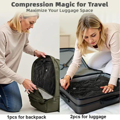 SpaceSaver 17L – Vacuum Compression Travel Bag with Pump