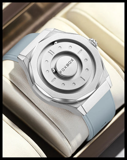 FOXBOX Watch - Magnetic Scrolling Pointer Waterproof Quartz