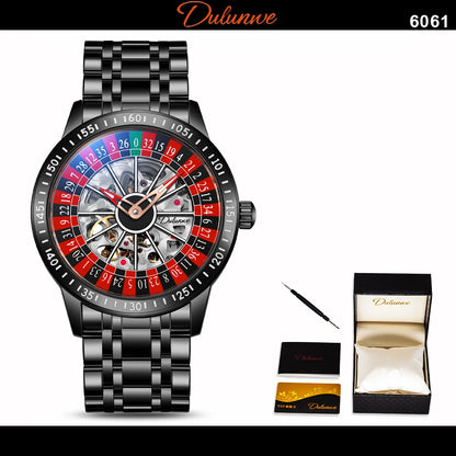 DULUNWE Spinning Roulette Automatic Watch