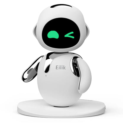 Eilik Chrome Silver - Interactive AI Robot Desk Companion